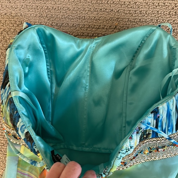 Gorgeous Chiffon Floor Length Prom Dress - Sz 3/4 - Picture 6 of 8